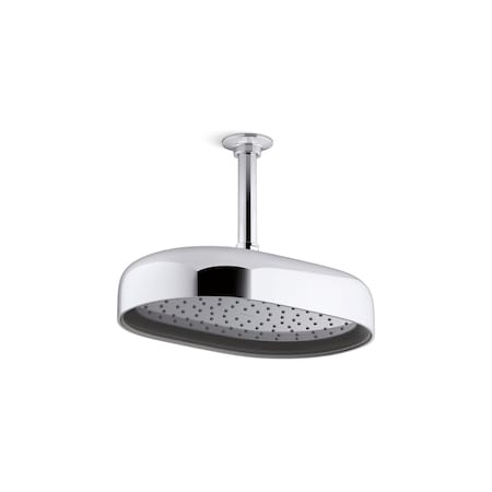 Kohler Statement 1F 254Mm/10  Oblg Rainhead G Polished Chrome 26293-G-CP